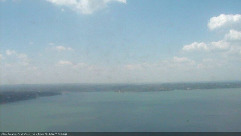 Lake Travis webcam, June 20, 2017 12:50 PM CT
