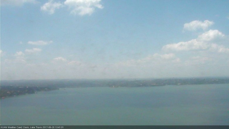 Lake Travis webcam, June 20, 2017 12:55 PM CT