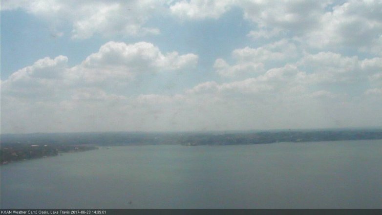 Lake Travis webcam, June 20, 2017 2:05 PM CT