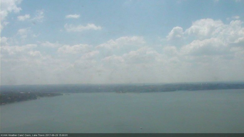 Lake Travis webcam, June 20, 2017 2:25 PM CT