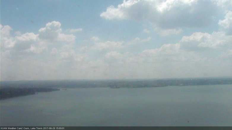 Lake Travis webcam, June 20, 2017 2:40 PM CT