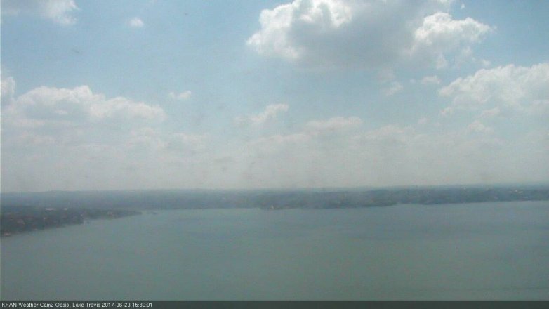 Lake Travis webcam, June 20, 2017 2:45 PM CT