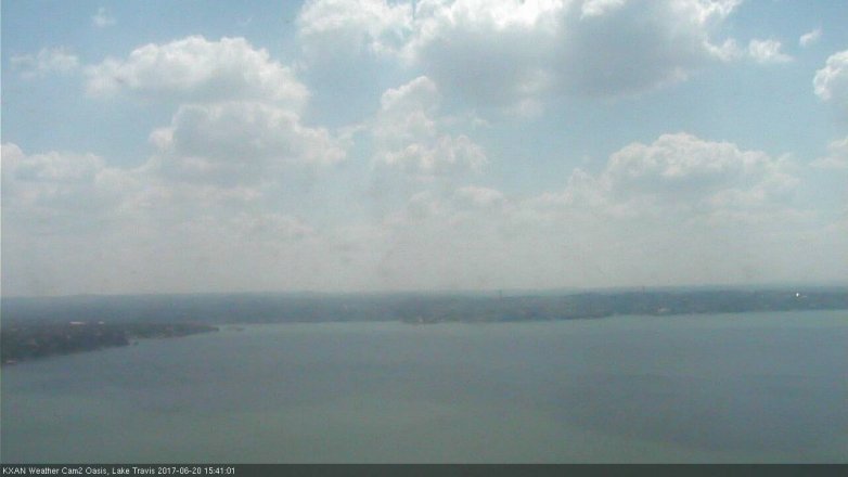 Lake Travis webcam, June 20, 2017 2:50 PM CT