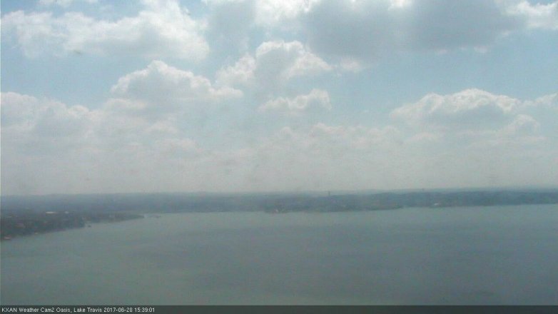 Lake Travis webcam, June 20, 2017 3:10 PM CT