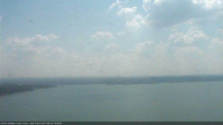 Lake Travis webcam, June 20, 2017 3:15 PM CT