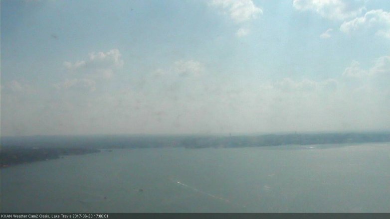 Lake Travis webcam, June 20, 2017 4:05 PM CT