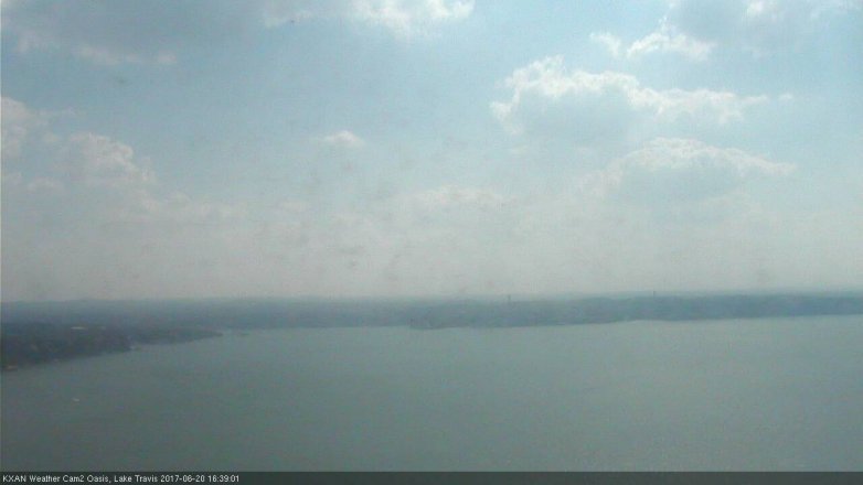 Lake Travis webcam, June 20, 2017 4:10 PM CT