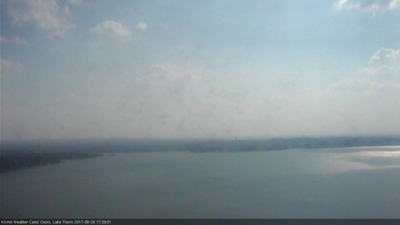Lake Travis webcam, June 20, 2017 4:55 PM CT
