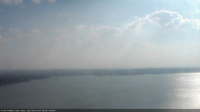 Lake Travis webcam, June 20, 2017 5:15 PM CT