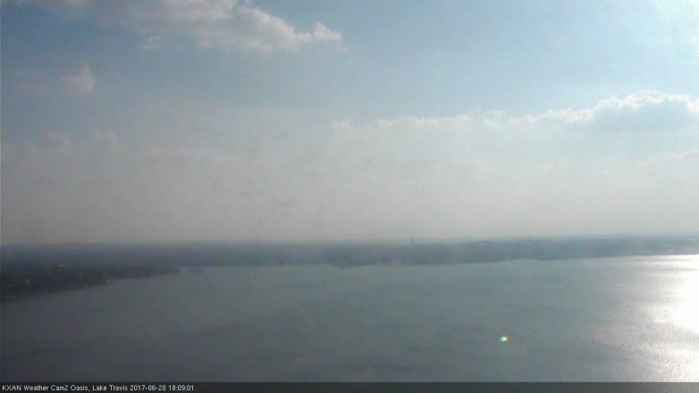 Lake Travis webcam, June 20, 2017 5:40 PM CT