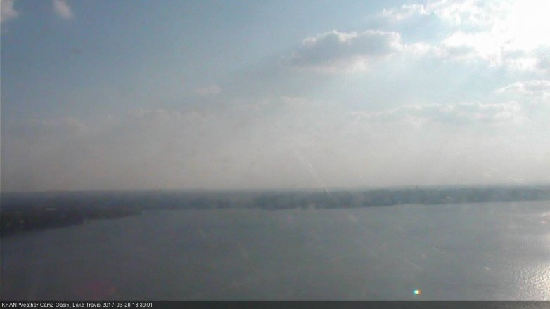 Lake Travis webcam, June 20, 2017 5:50 PM CT