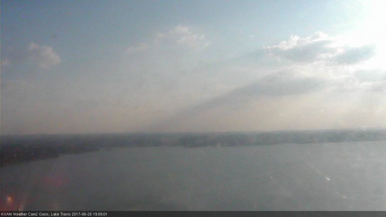 Lake Travis webcam, June 20, 2017 6:25 PM CT