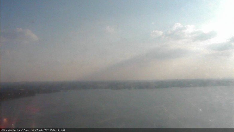 Lake Travis webcam, June 20, 2017 6:30 PM CT