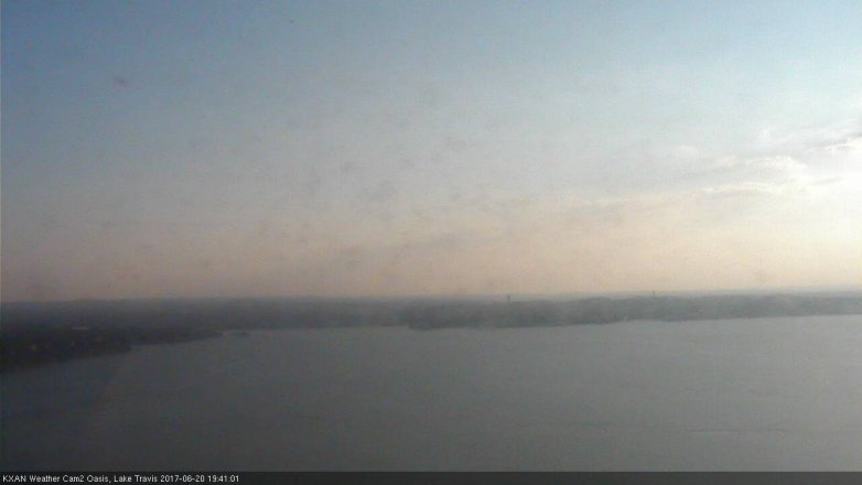 Lake Travis webcam, June 20, 2017 7:00 PM CT