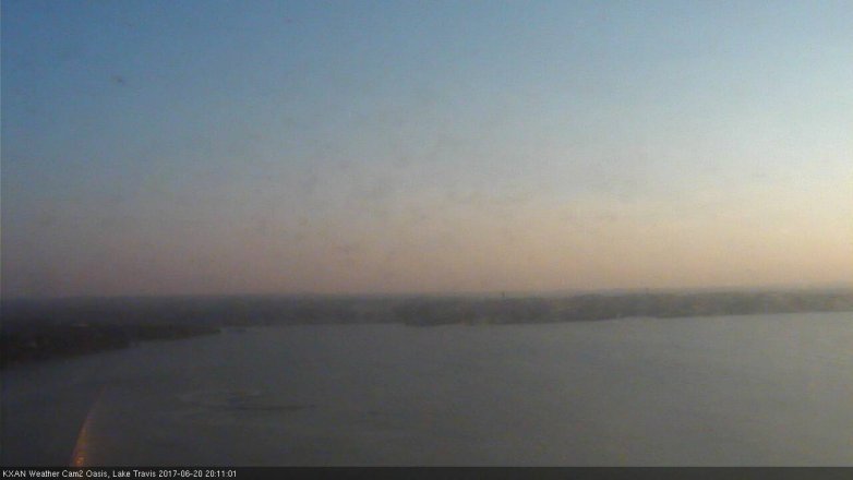 Lake Travis webcam, June 20, 2017 7:15 PM CT