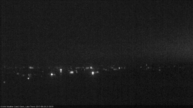 Lake Travis webcam, June 20, 2017 8:55 PM CT