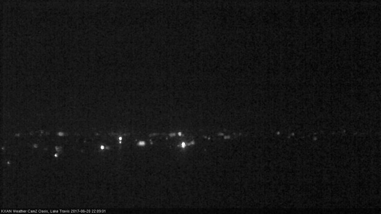 Lake Travis webcam, June 20, 2017 9:15 PM CT