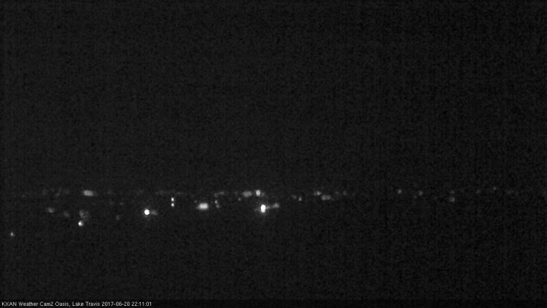 Lake Travis webcam, June 20, 2017 9:40 PM CT