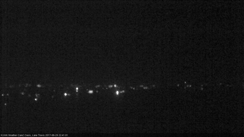 Lake Travis webcam, June 20, 2017 9:50 PM CT