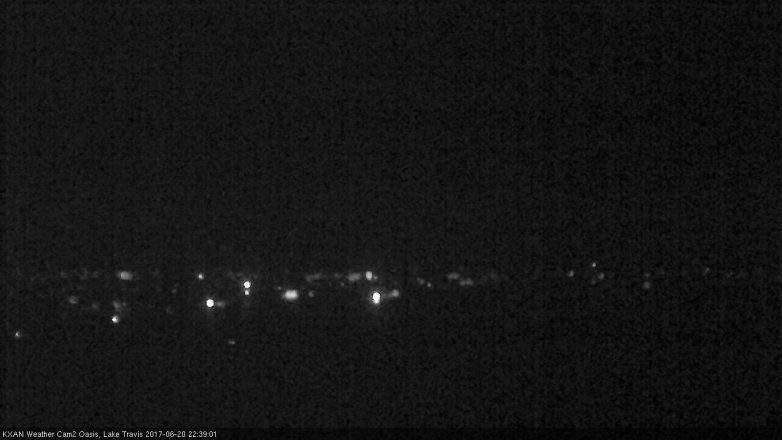 Lake Travis webcam, June 20, 2017 10:10 PM CT