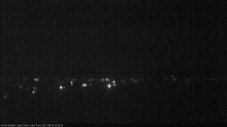 Lake Travis webcam, June 20, 2017 10:45 PM CT