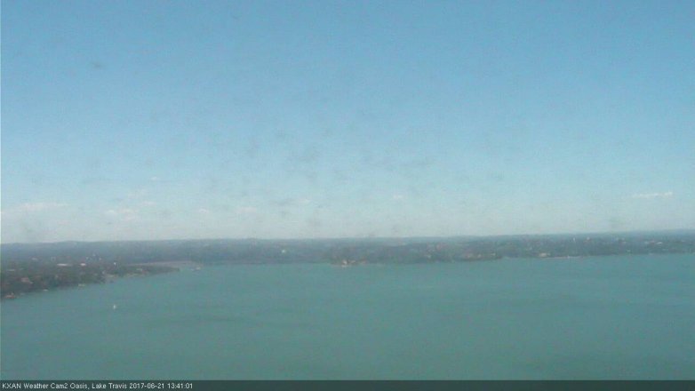 Lake Travis webcam, June 21, 2017 12:45 PM CT