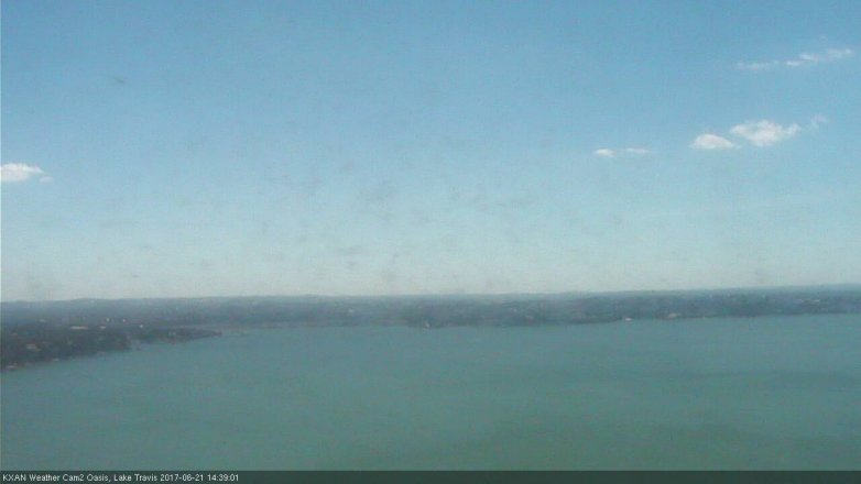 Lake Travis webcam, June 21, 2017 1:50 PM CT