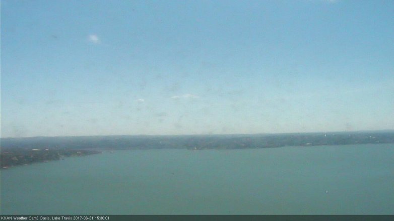 Lake Travis webcam, June 21, 2017 2:45 PM CT