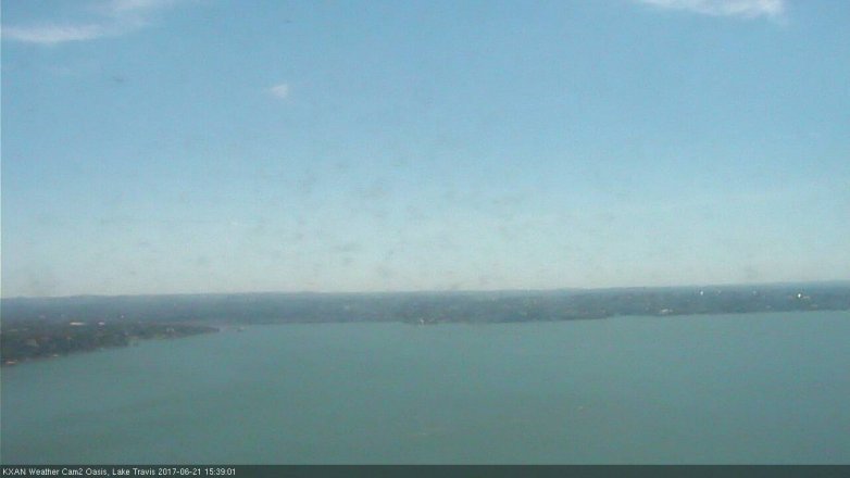 Lake Travis webcam, June 21, 2017 3:00 PM CT