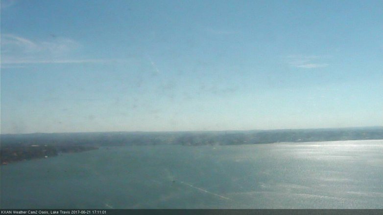 Lake Travis webcam, June 21, 2017 4:25 PM CT