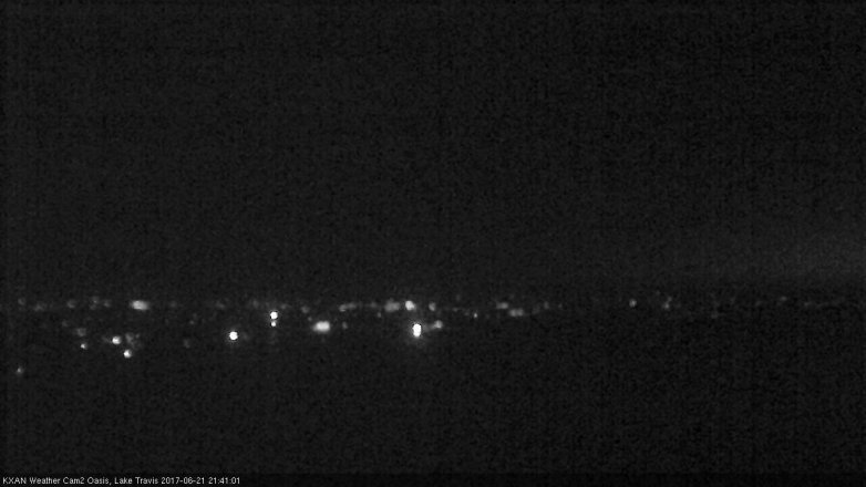 Lake Travis webcam, June 21, 2017 8:45 PM CT