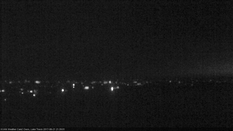 Lake Travis webcam, June 21, 2017 8:55 PM CT