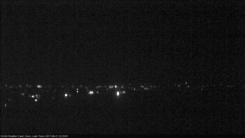 Lake Travis webcam, June 21, 2017 9:50 PM CT