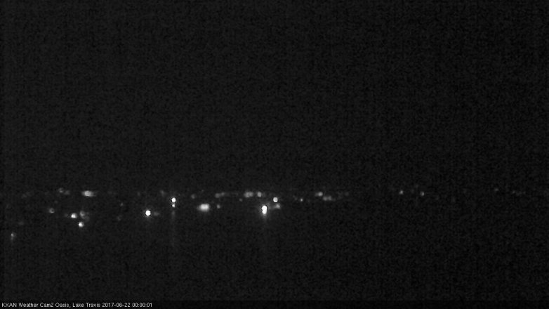 Lake Travis webcam, June 21, 2017 11:10 PM CT