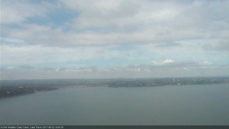 Lake Travis webcam, June 22, 2017 10:05 AM CT