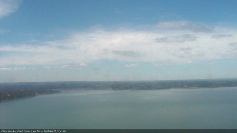 Lake Travis webcam, June 22, 2017 11:45 AM CT