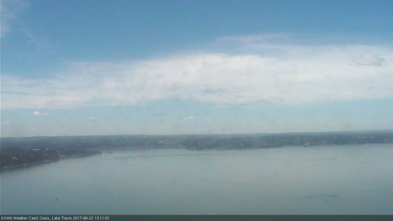 Lake Travis webcam, June 22, 2017 12:20 PM CT