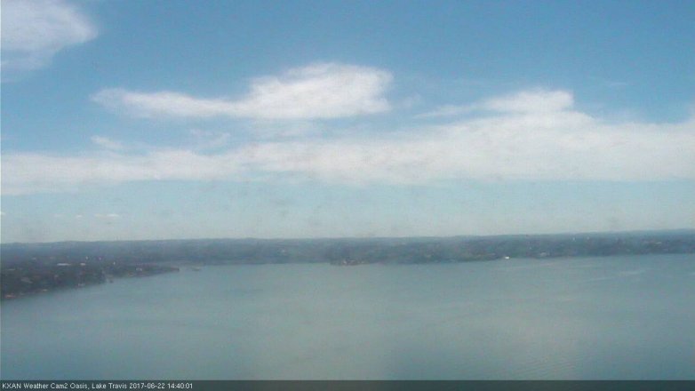 Lake Travis webcam, June 22, 2017 2:00 PM CT