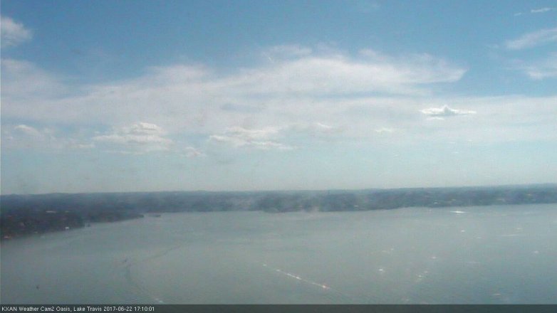 Lake Travis webcam, June 22, 2017 4:20 PM CT