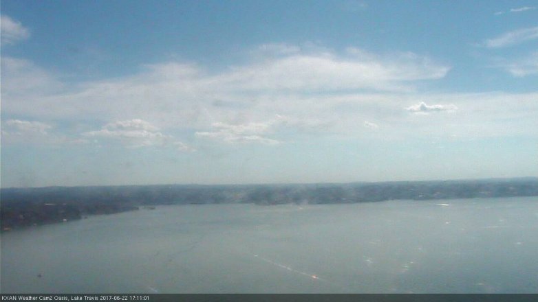 Lake Travis webcam, June 22, 2017 4:25 PM CT