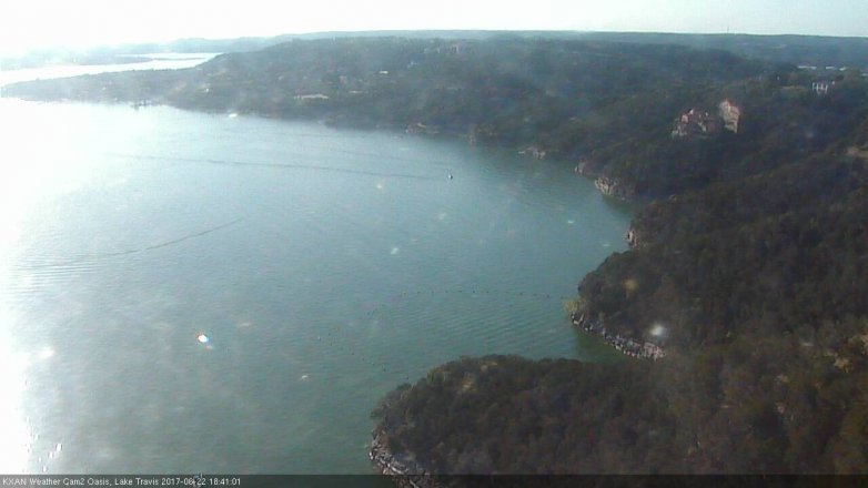 Lake Travis webcam, June 22, 2017 6:00 PM CT