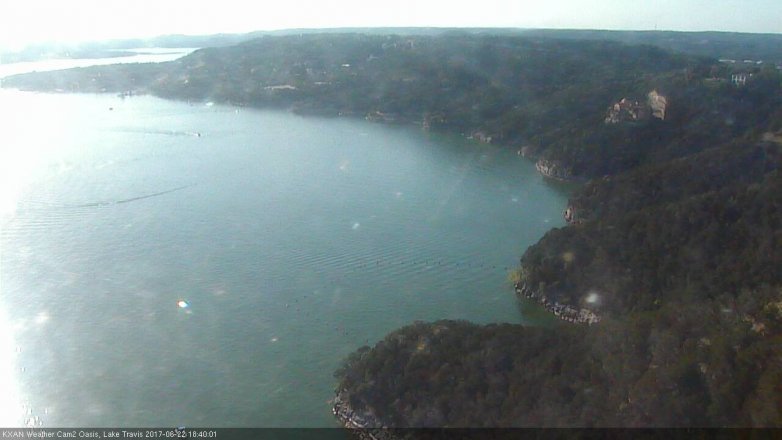 Lake Travis webcam, June 22, 2017 6:10 PM CT