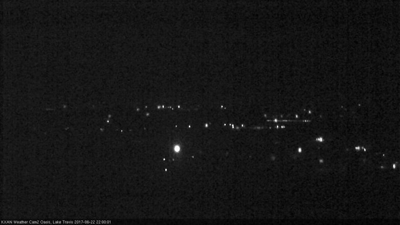 Lake Travis webcam, June 22, 2017 9:10 PM CT
