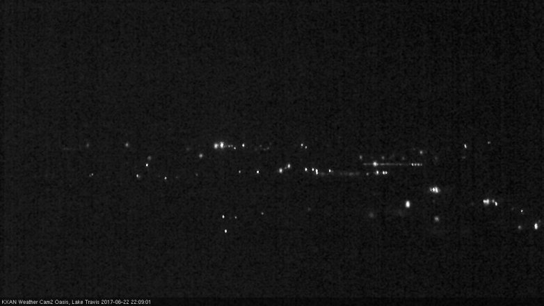 Lake Travis webcam, June 22, 2017 9:20 PM CT