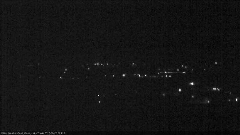 Lake Travis webcam, June 22, 2017 9:25 PM CT