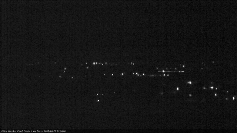 Lake Travis webcam, June 22, 2017 9:35 PM CT