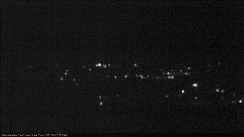 Lake Travis webcam, June 22, 2017 9:45 PM CT