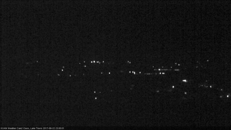 Lake Travis webcam, June 22, 2017 10:20 PM CT