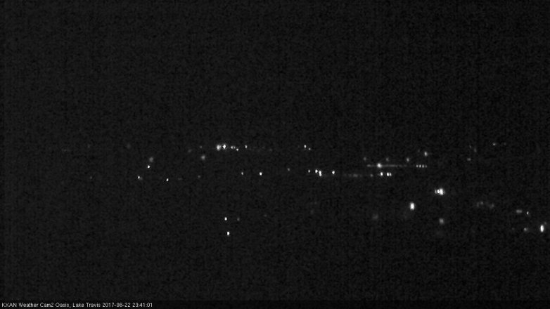 Lake Travis webcam, June 22, 2017 10:45 PM CT