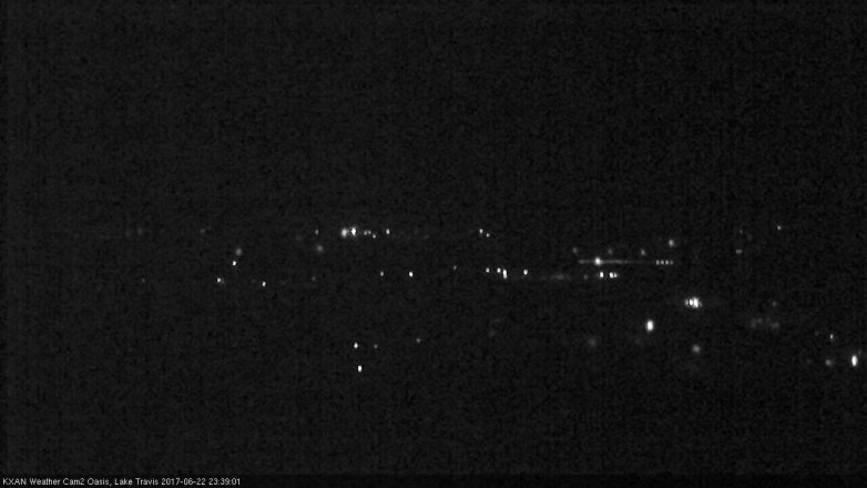 Lake Travis webcam, June 22, 2017 11:00 PM CT